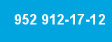 952 912-17-12 952 912-17-12
